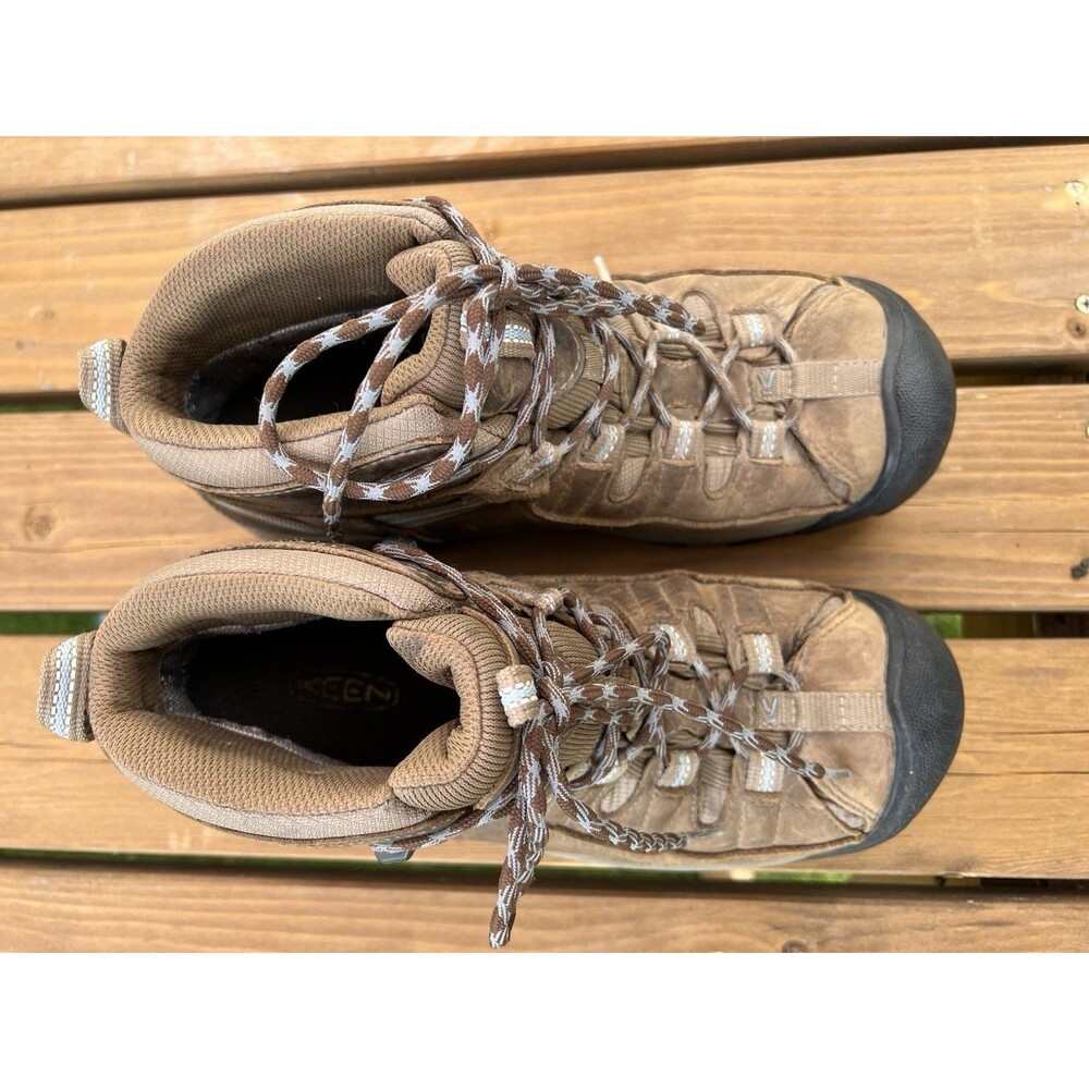 Keen Targhee II Mid Waterproof Hiking Brown Casual Boots 1004114 US Women’s 8.5 - Picture 8 of 16